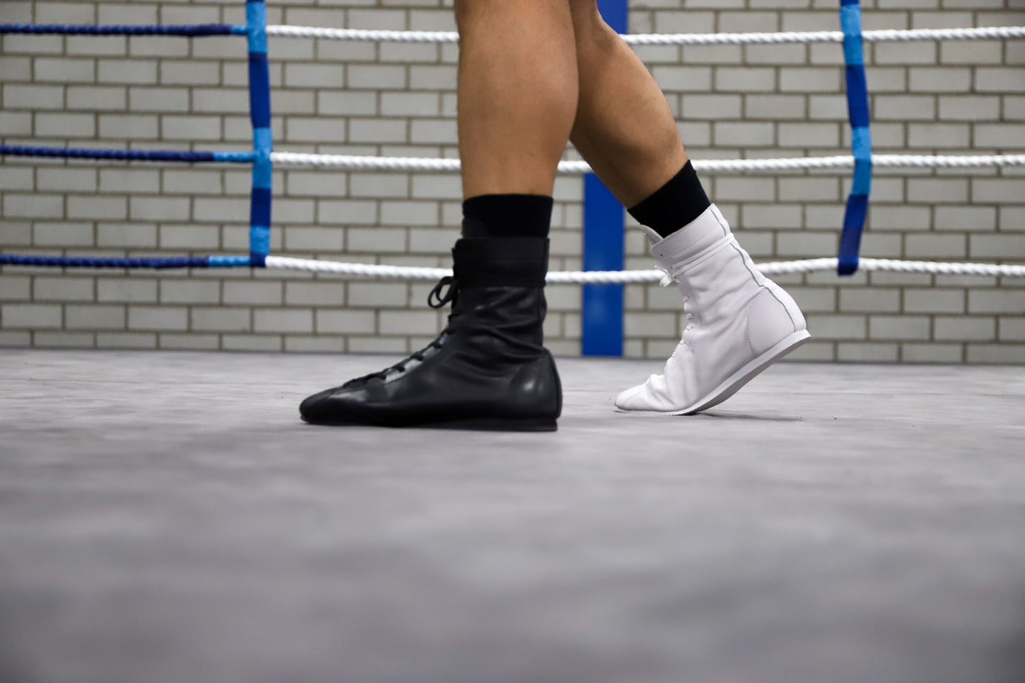 BRAWLR Classic boxing shoes Black & White