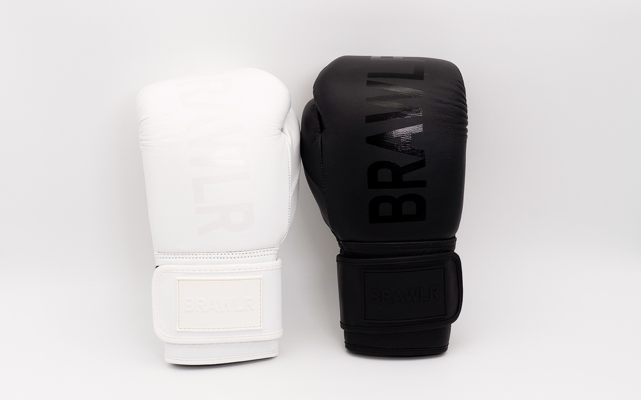 BRAWLR One Series bokshandschoenen zwart wit