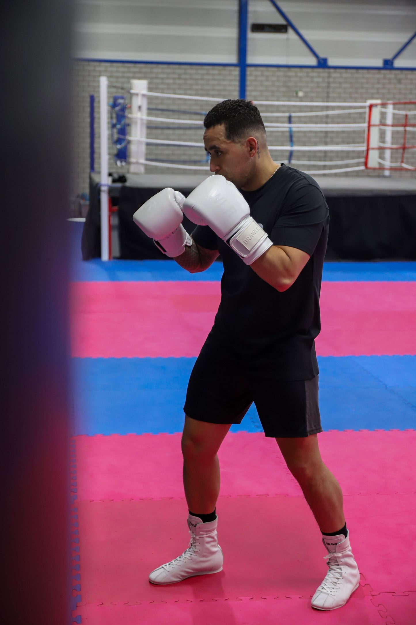 BRAWLR All White Boxing Set